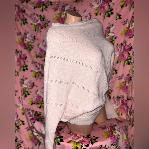 Barbie pink heart soft angora bunny fur sweater oversized 90’s y2k sexy vs - Picture 7 of 7